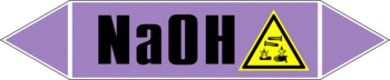 Маркировка трубопровода "na(oh)" (a07, пленка, 126х26 мм)" - Маркировка трубопроводов - Маркировки трубопроводов "ЩЕЛОЧЬ" - Магазин охраны труда Протекторшоп