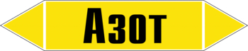 Маркировка трубопровода "азот" ( пленка, 358х74 мм) - Маркировка трубопроводов - Маркировки трубопроводов "ГАЗ" - Магазин охраны труда Протекторшоп