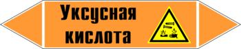 Маркировка трубопровода "уксусная кислота" (k06, пленка, 716х148 мм)" - Маркировка трубопроводов - Маркировки трубопроводов "КИСЛОТА" - Магазин охраны труда Протекторшоп