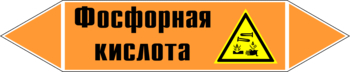 Маркировка трубопровода "фосфорная кислота" (k08, пленка, 252х52 мм)" - Маркировка трубопроводов - Маркировки трубопроводов "КИСЛОТА" - Магазин охраны труда Протекторшоп