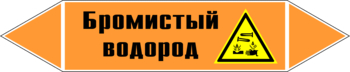 Маркировка трубопровода "бромистый водород" (k14, пленка, 358х74 мм)" - Маркировка трубопроводов - Маркировки трубопроводов "КИСЛОТА" - Магазин охраны труда Протекторшоп