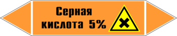 Маркировка трубопровода "серная кислота 5%" (k23, пленка, 507х105 мм)" - Маркировка трубопроводов - Маркировки трубопроводов "КИСЛОТА" - Магазин охраны труда Протекторшоп