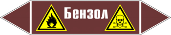 Маркировка трубопровода "бензол" (пленка, 507х105 мм) - Маркировка трубопроводов - Маркировки трубопроводов "ЖИДКОСТЬ" - Магазин охраны труда Протекторшоп