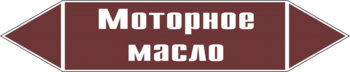 Маркировка трубопровода "моторное масло" (пленка, 716х148 мм) - Маркировка трубопроводов - Маркировки трубопроводов "ЖИДКОСТЬ" - Магазин охраны труда Протекторшоп