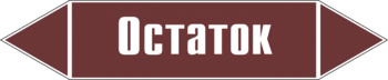 Маркировка трубопровода "остаток" (пленка, 716х148 мм) - Маркировка трубопроводов - Маркировки трубопроводов "ЖИДКОСТЬ" - Магазин охраны труда Протекторшоп