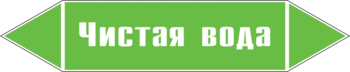 Маркировка трубопровода "чистая вода" (пленка, 716х148 мм) - Маркировка трубопроводов - Маркировки трубопроводов "ВОДА" - Магазин охраны труда Протекторшоп